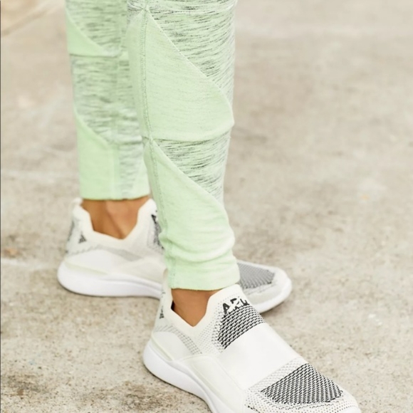 Free People Fp Movement Kyoto Leggings High Rise Ankle Pants Size XS Neon Melon - Picture 15 of 15